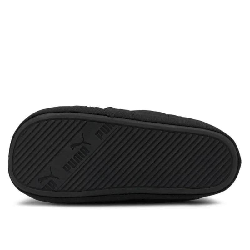 Vīriešu/Sieviešu ziemas čības PUMA SCUFF BLACK, Melnas, ar oderi (384945-01)