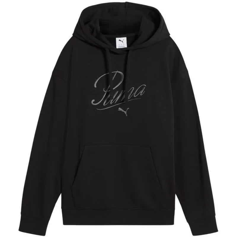 Puma Ess Script Comfort Hoodie W 684983 01 sieviešu sporta krekls