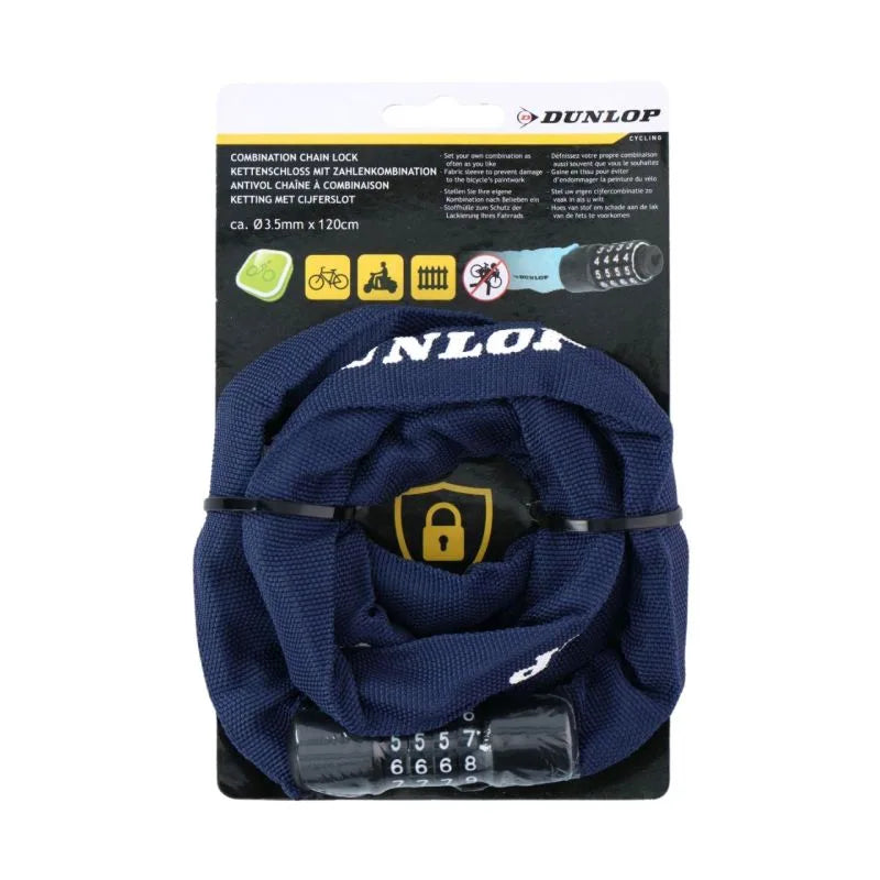 Dunlop velosipēda slēdzenes ķēde ar kodu 120 cm1042541