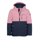 Trollkids Kids Hemsedal Snow Jacket XT slēpošanas ziemas jaka rozā/tumši zila (513-232)