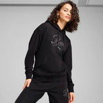 Puma Ess Script Comfort Hoodie W 684983 01 sieviešu sporta krekls