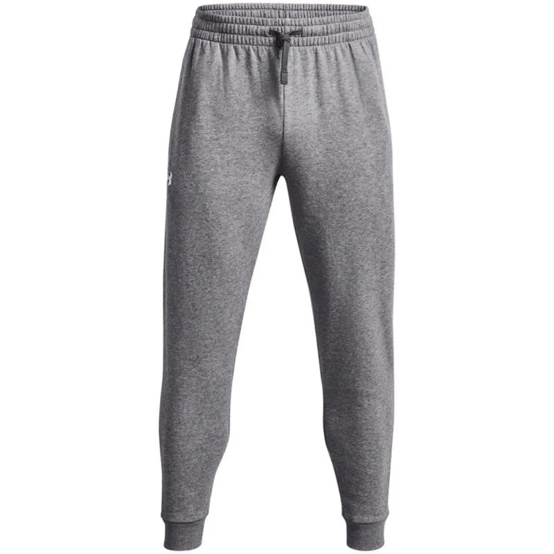 Vīriešu sporta bikses Under Armour Rival Fleece, pelēkā krāsā, 1379774 025 M