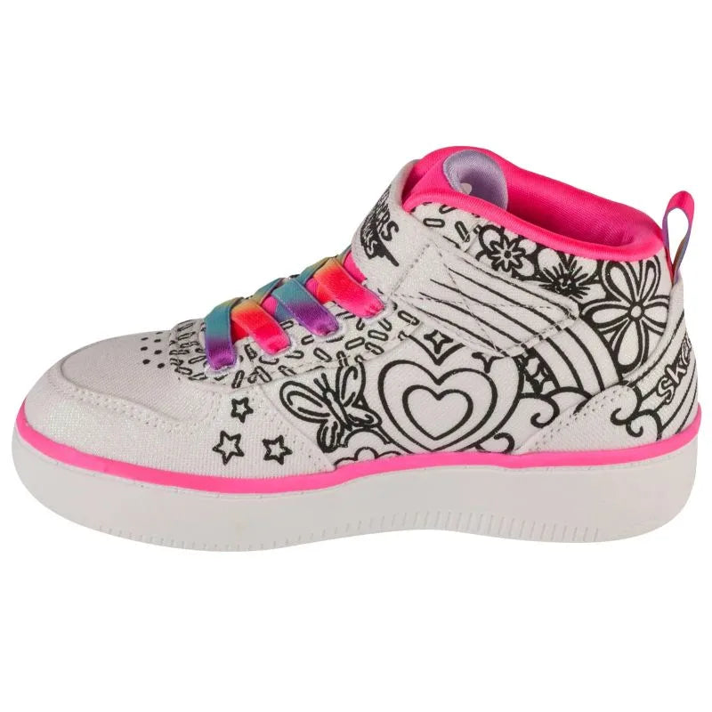 Skechers Sport Court 92 – Color Me Kicks apavi vīriešiem 302213L-WMLT Balts 27