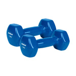 Čuguna HEX hanteles ar vinila pārklājumu 2 × 1,5 kg, REBEL ACTIVE