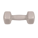Čuguna HEX hanteles ar vinila pārklājumu 2 × 4 kg, REBEL ACTIVE