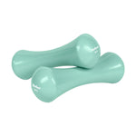Čuguna hanteles ar vinila pārklājumu komplekts 21 kg (2 × 0,5 kg + 2 × 1 kg + 2 × 2 kg + 2 × 3 kg + 2 × 4 kg), REBEL ACTIVE