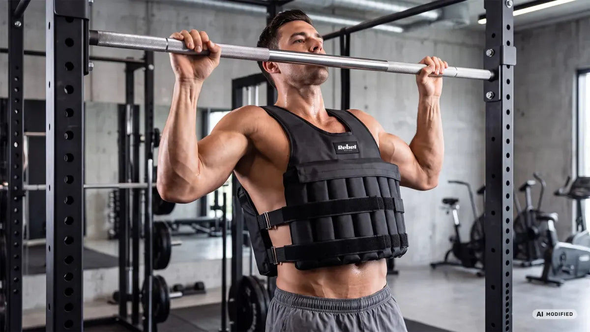 Regulējama smaguma veste 10 kg, REBEL ACTIVE