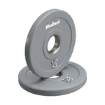 Gumijoti olimpiskie svaru diski BUMPER PREMIUM, BEAST sērija, komplekts 2 × 1,25 kg, 51 mm, REBEL ACTIVE