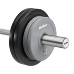Gumijoti olimpiskie svaru diski BUMPER PREMIUM, BEAST sērija, komplekts 2 × 1,25 kg, 51 mm, REBEL ACTIVE