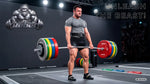 Gumijoti olimpiskie svaru diski BUMPER PREMIUM, BEAST sērija, komplekts 2 × 2,5 kg, 51 mm, REBEL ACTIVE