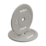 Gumijoti olimpiskie svaru diski BUMPER PREMIUM, BEAST sērija, komplekts 2 × 5 kg, 51 mm, REBEL ACTIVE
