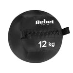 Medicīnas bumba fitnesam un rehabilitācijai, 12 kg, REBEL ACTIVE