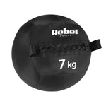 Medicīnas bumba fitnesam un rehabilitācijai, 7 kg, REBEL ACTIVE