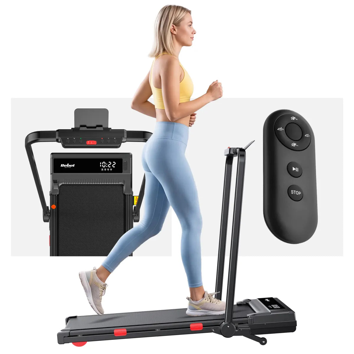 Elektriskais skrejceliņš ar automātisku slīpuma regulēšanu REBEL ACTIVE RBA-1022-PRO
