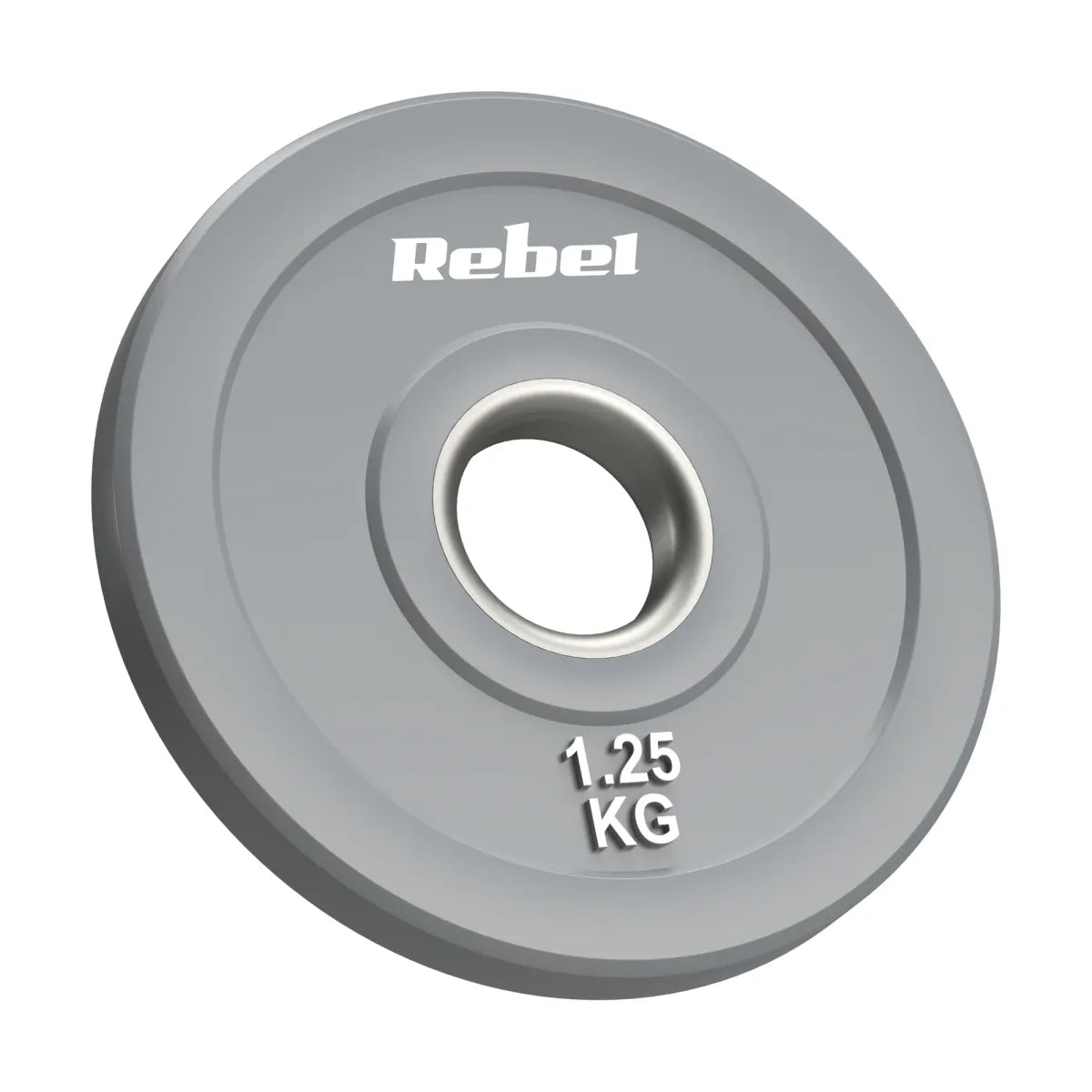 Gumijoti olimpiskie svaru diski BUMPER PREMIUM, BEAST sērija, komplekts 2 × 1,25 kg, 51 mm, REBEL ACTIVE