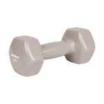 Čuguna HEX hanteles ar vinila pārklājumu 2 × 4 kg, REBEL ACTIVE