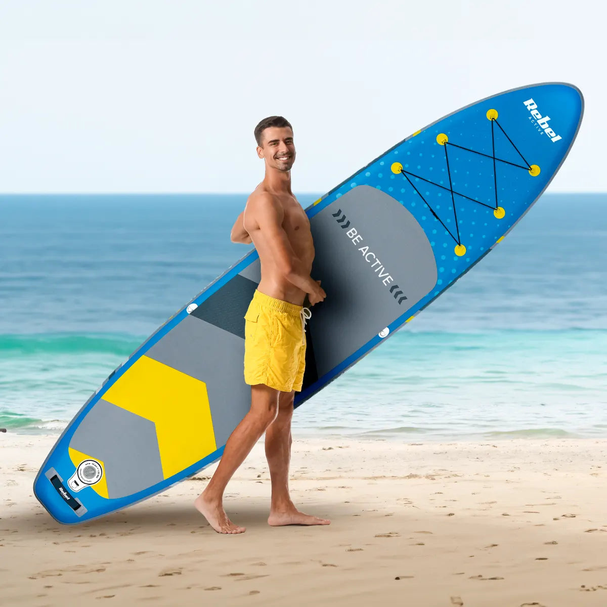 Sup dēlis piepūšams REBEL ACTIVE RBA4501 SUP dēlis – zils