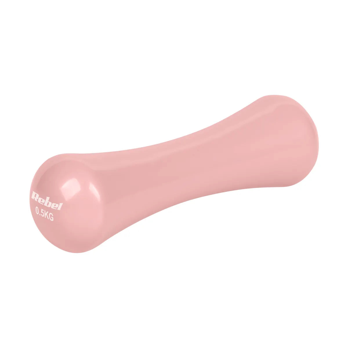 Čuguna hanteles ar vinila pārklājumu 2 × 0,5 kg, REBEL ACTIVE