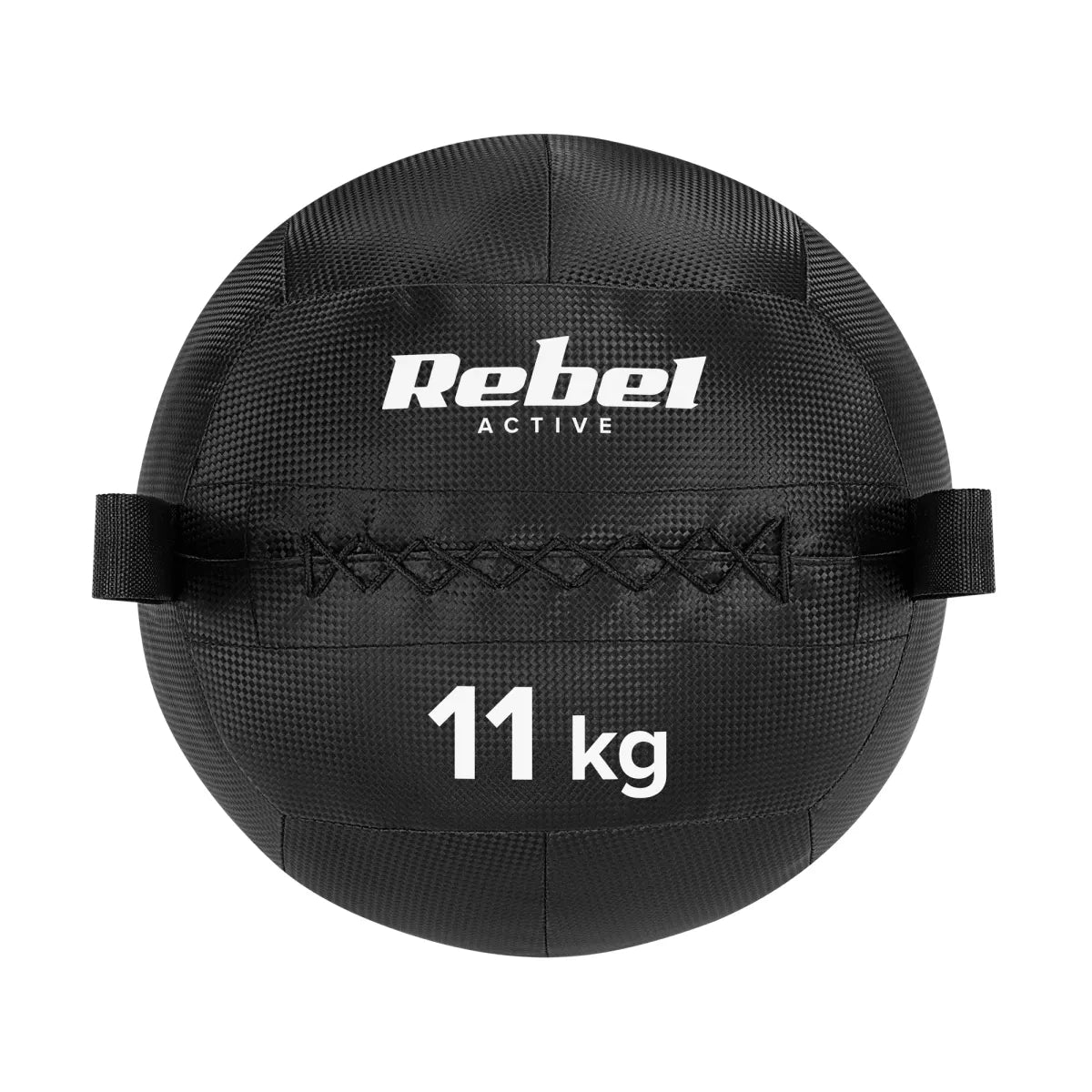 Medicīnas bumba fitnesam un rehabilitācijai, 11 kg, REBEL ACTIVE