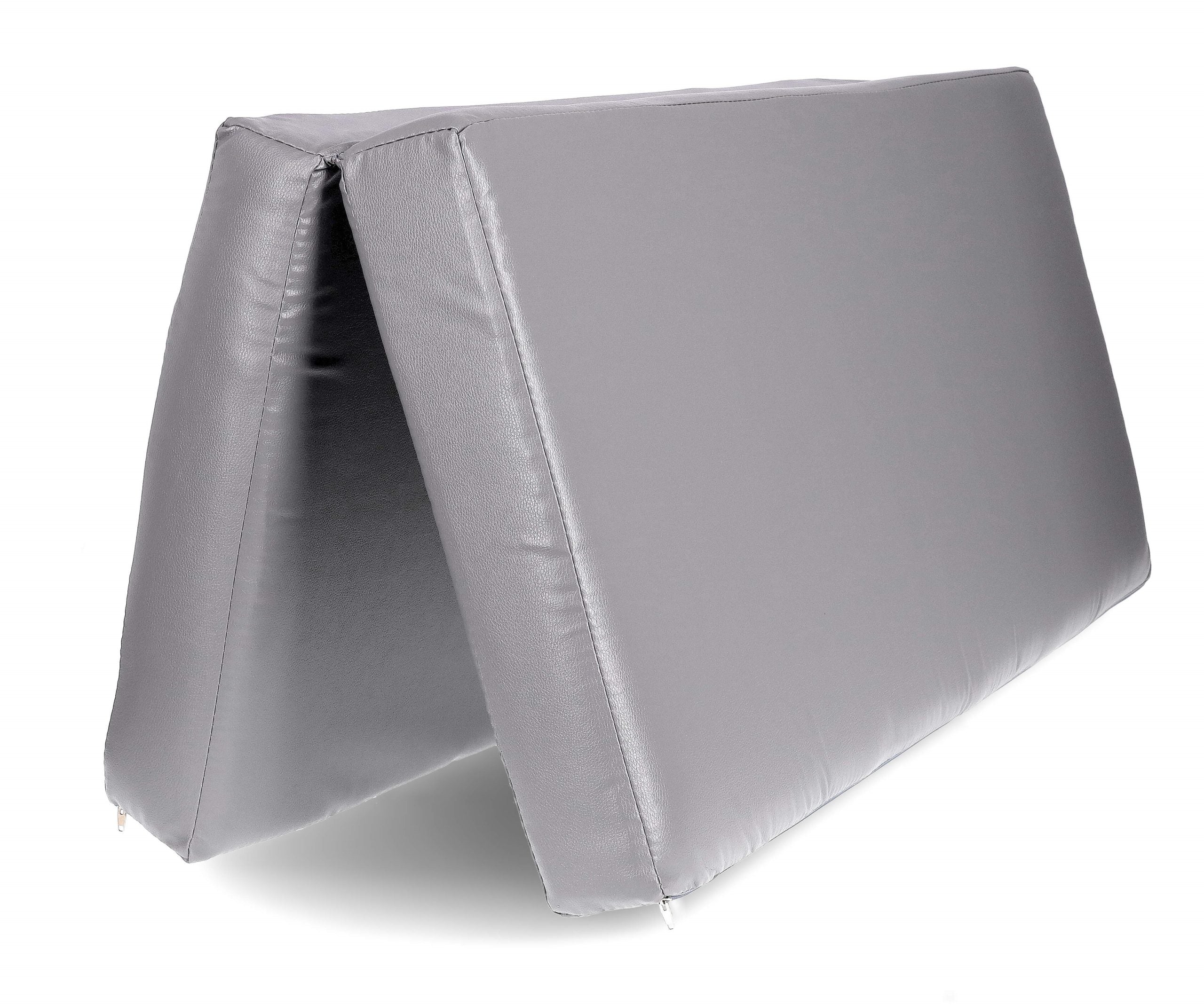 Salokāms vingrošanas paklājiņš SANRO 100x100x10 cm pelēks