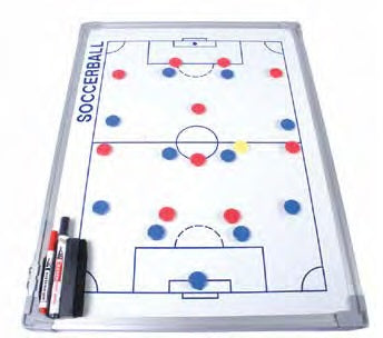 Futbola trenera taktiskā tāfele 45x30cm