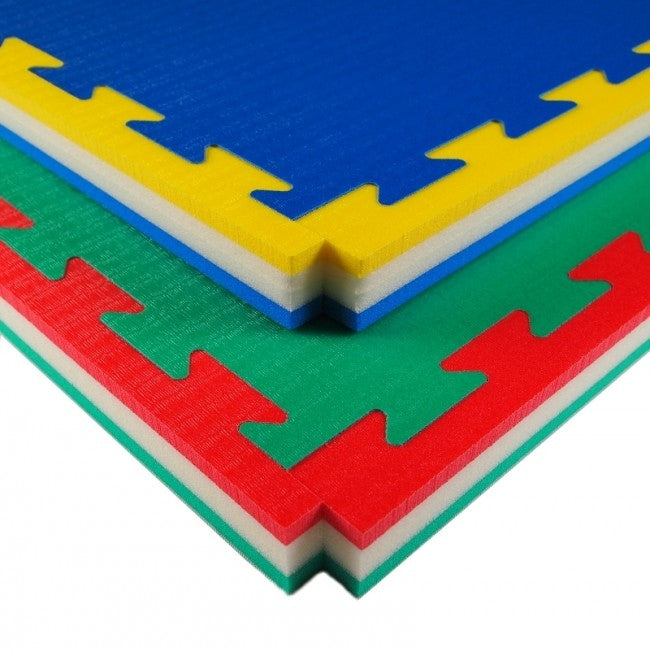 Tatami TATAMIX J40L Medium 100x100x4cm (zaļš/sarkans)