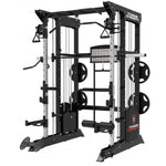Daudzfunkcionālais trenažieris Titanium Strength Black Series B200 ar 200 KG svara diskiem