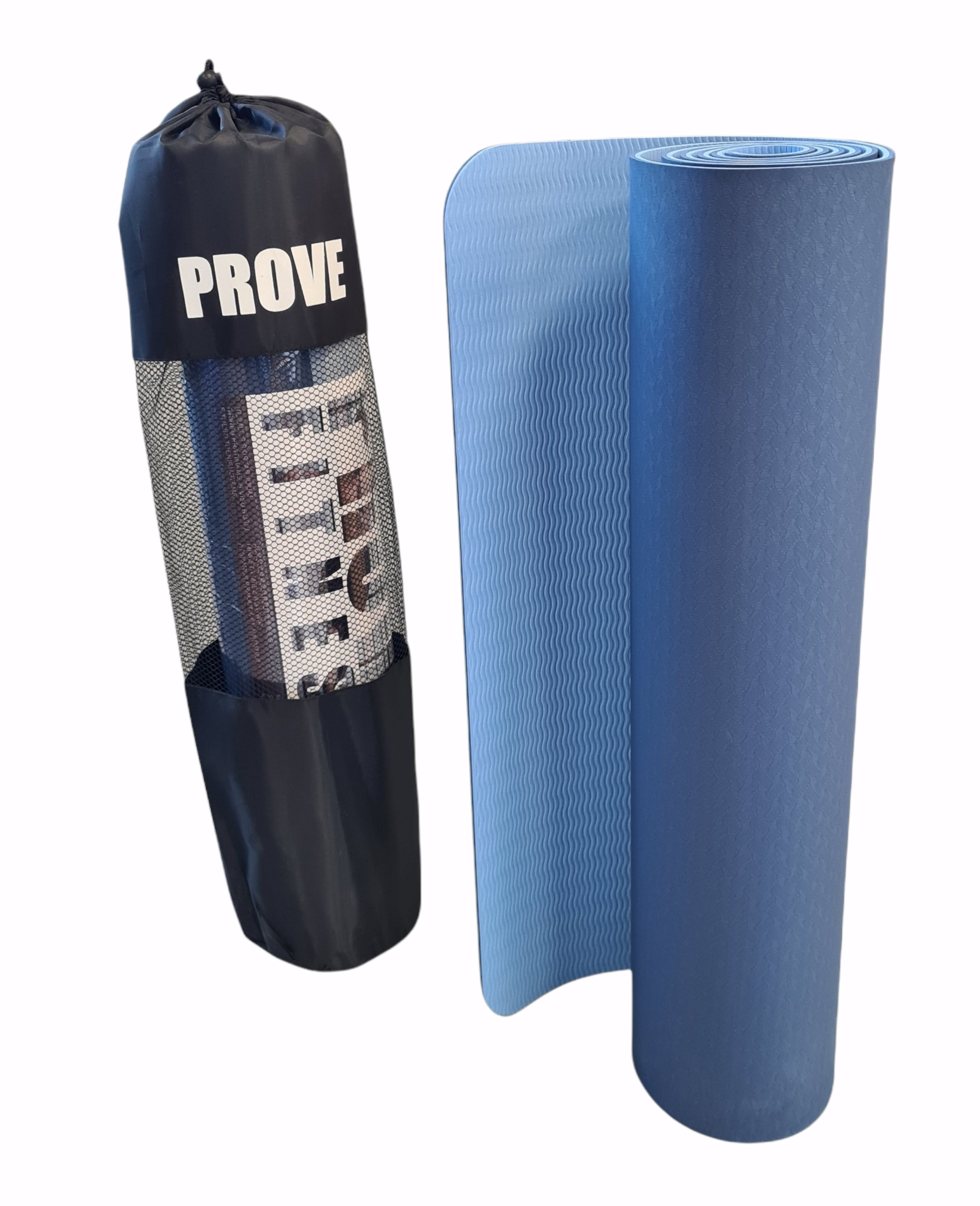 Jogas paklājiņš Prove TPE Dual Color (ar futrāli) 183x61x0.6cm