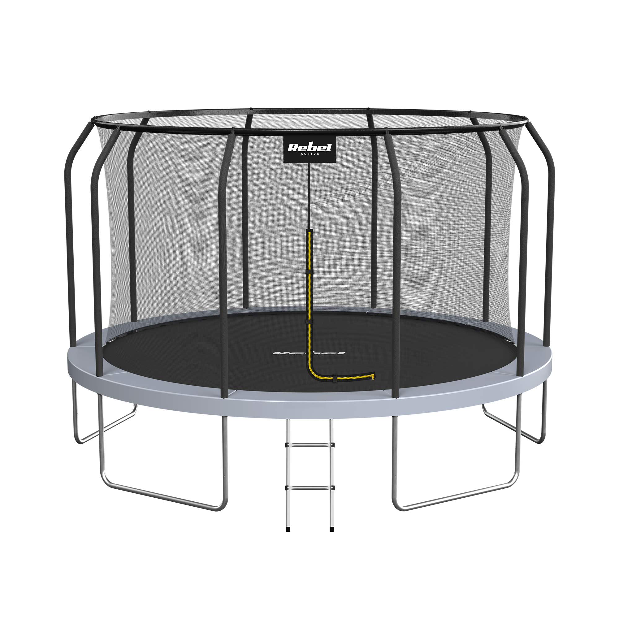 Rebel Active PRO batuts 12 pēdas/366 cm, tīkls, kāpnes