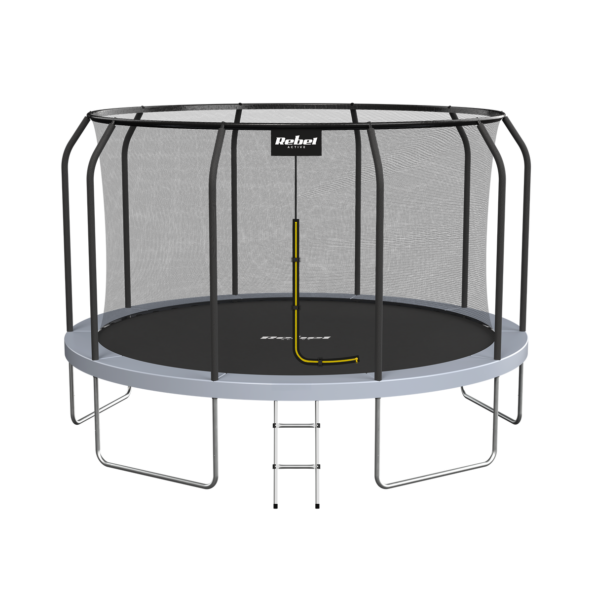 Rebel Active PRO batuts 12 pēdas/366 cm, tīkls, kāpnes