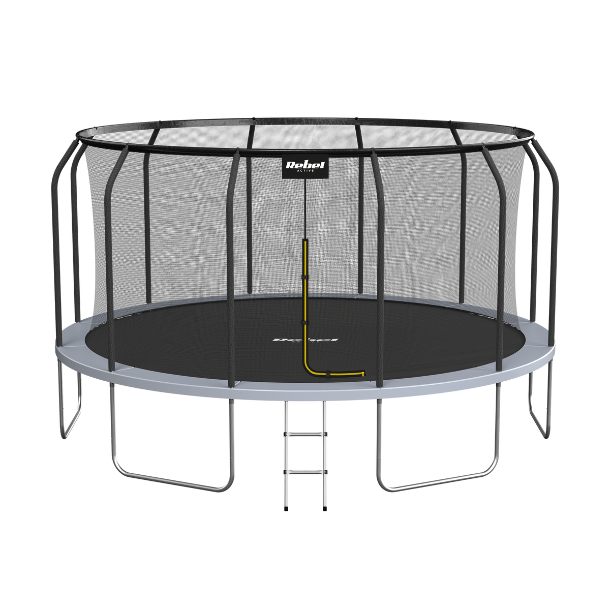 Rebel Active PRO batuts 14 pēdas/427 cm, tīkls, kāpnes