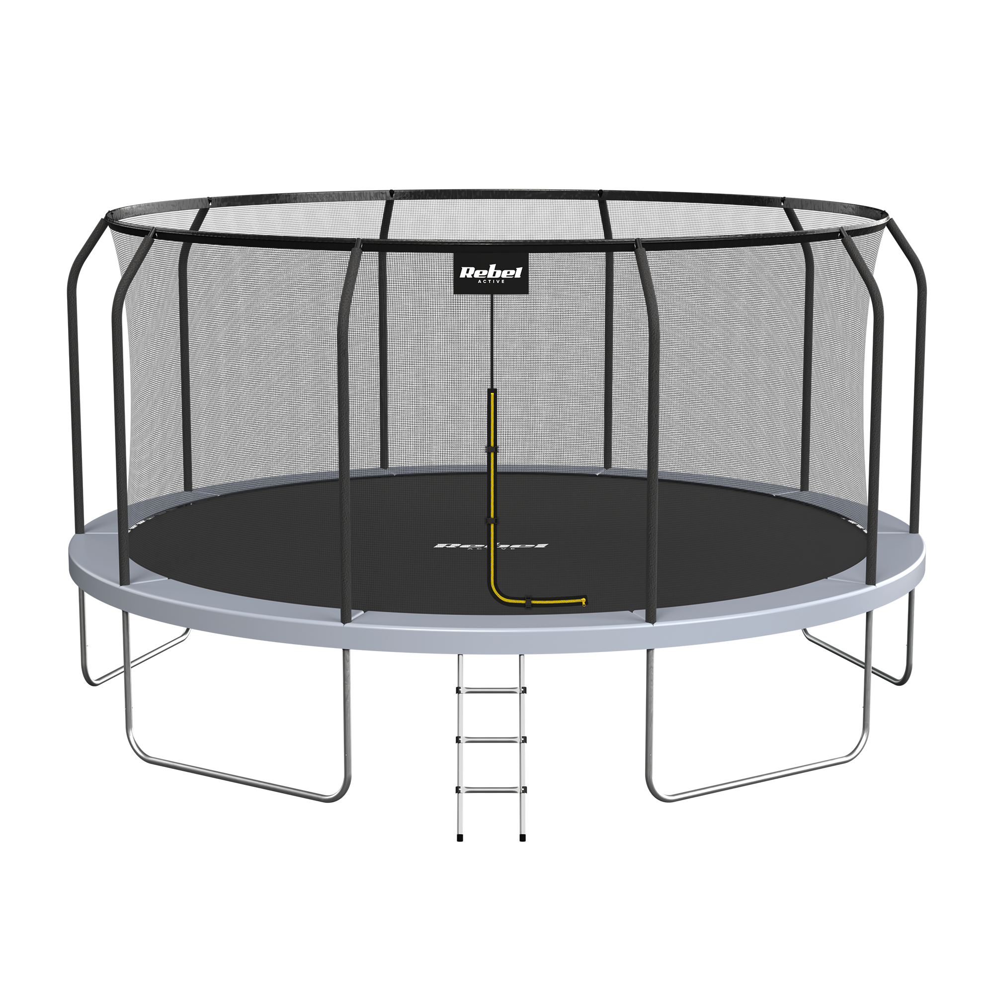 Rebel Active PRO batuts 15 pēdas/457 cm, tīkls, kāpnes