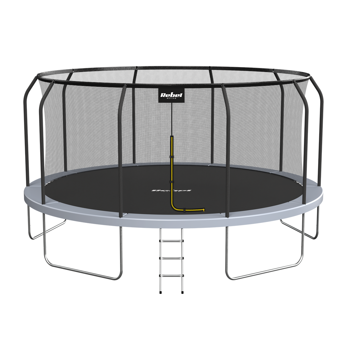 Rebel Active PRO batuts 15 pēdas/457 cm, tīkls, kāpnes