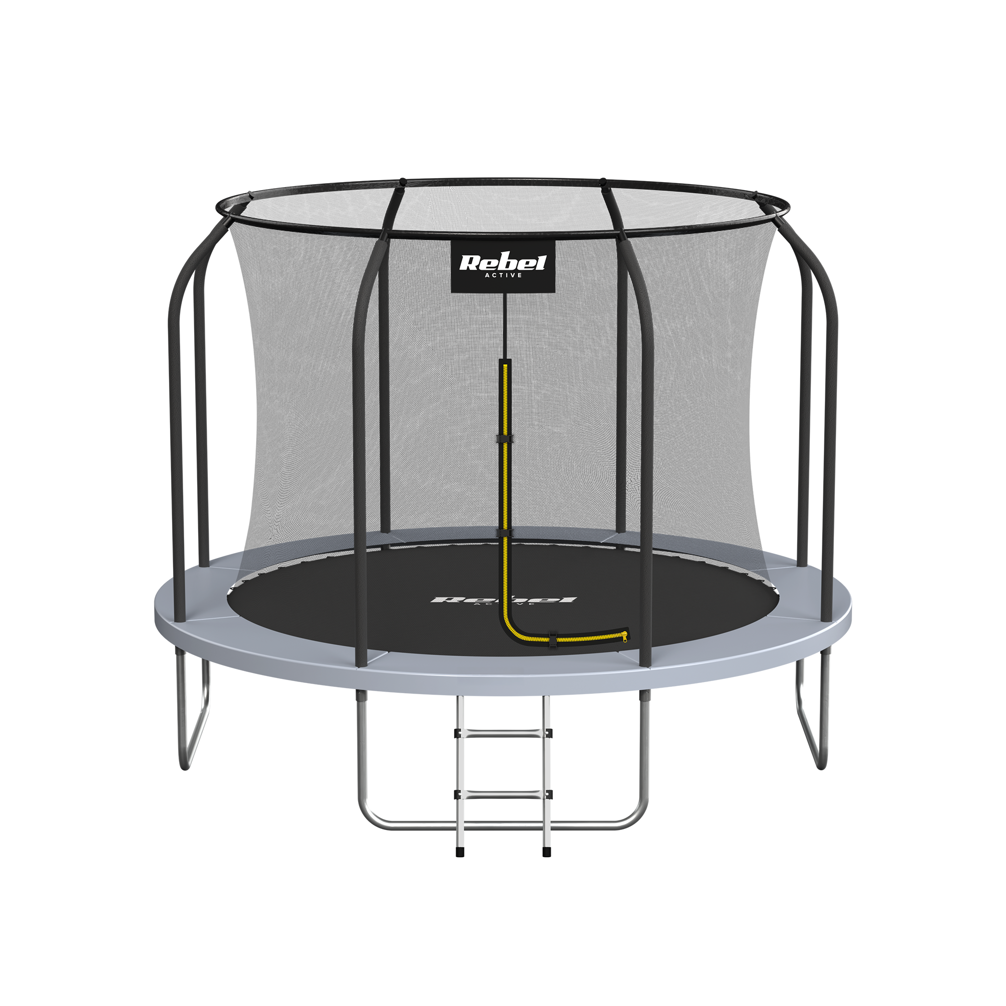 Rebel Active PRO batuts 8 pēdas/244 cm, tīkls, kāpnes