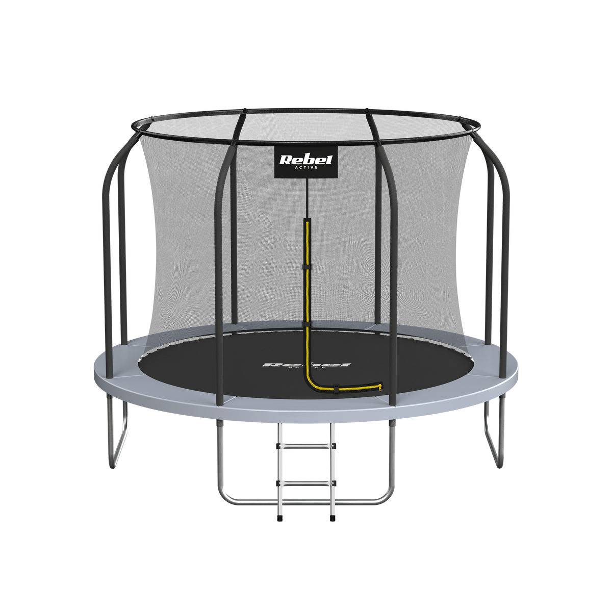 Rebel Active PRO batuts 8 pēdas/244 cm, tīkls, kāpnes
