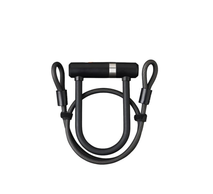 U veida slēdzene AXA Newton Mini Pro + kabelis 100/10