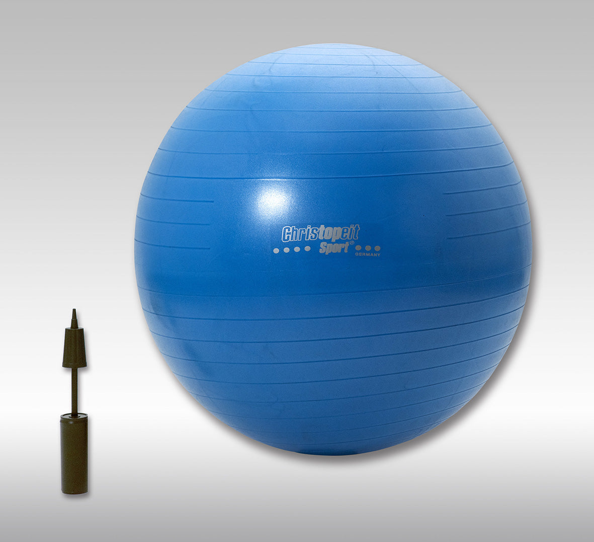 CHRISTOPEIT SPORT fitnesa bumba 75 cm/1.3 kg, zila
