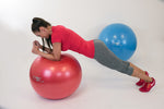 CHRISTOPEIT SPORT fitnesa bumba 75 cm/1.3 kg, zila
