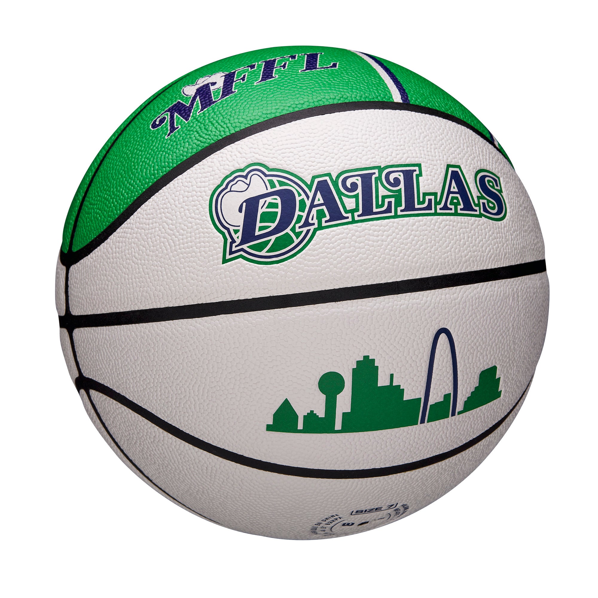 WILSON basketbola bumba NBA TEAM CITY COLLECTOR DALLAS  MAVERICKS