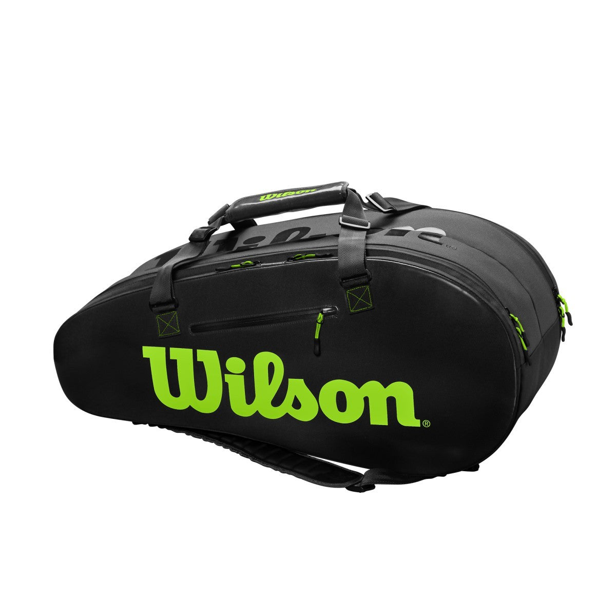WILSON SPORTA SOMA SUPER TOUR 2 COMP LARGE CHARCO/GREEN