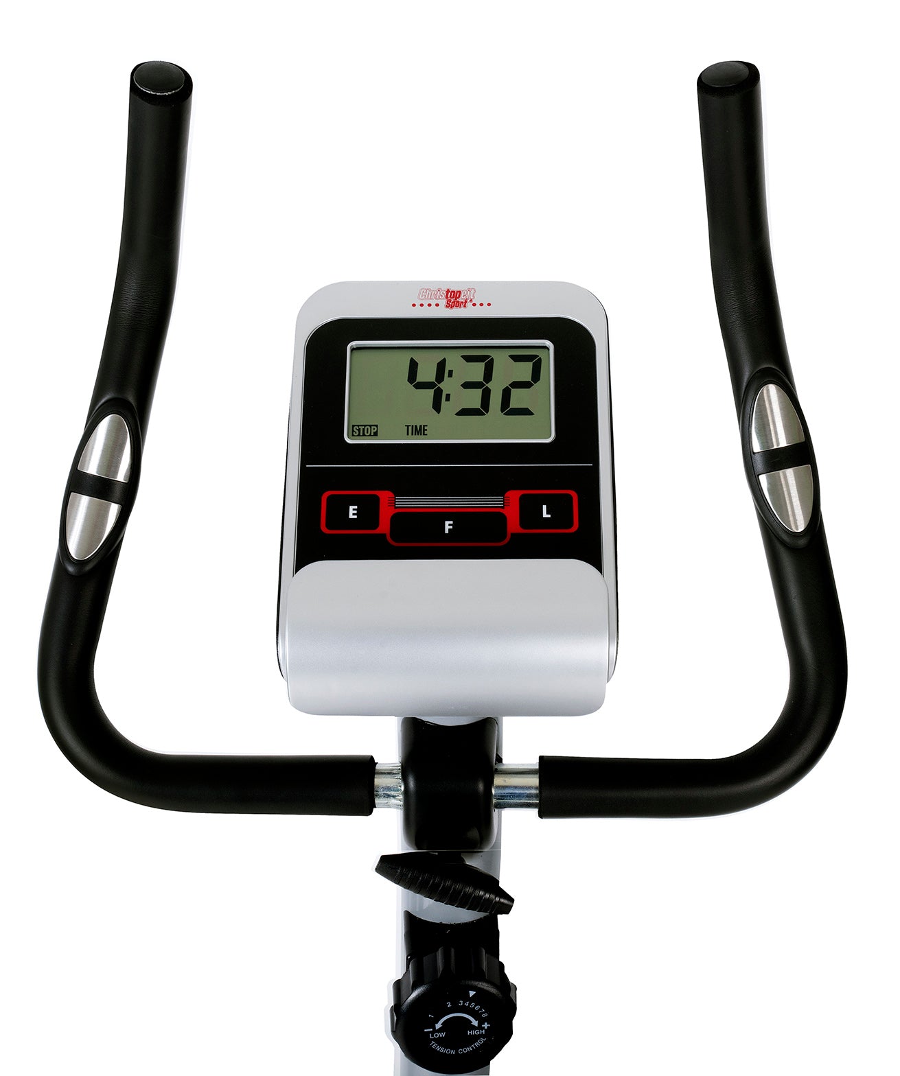 CHRISTOPEIT SPORT velotrenažieris AL1 black TouchSc, 9kg/150kg