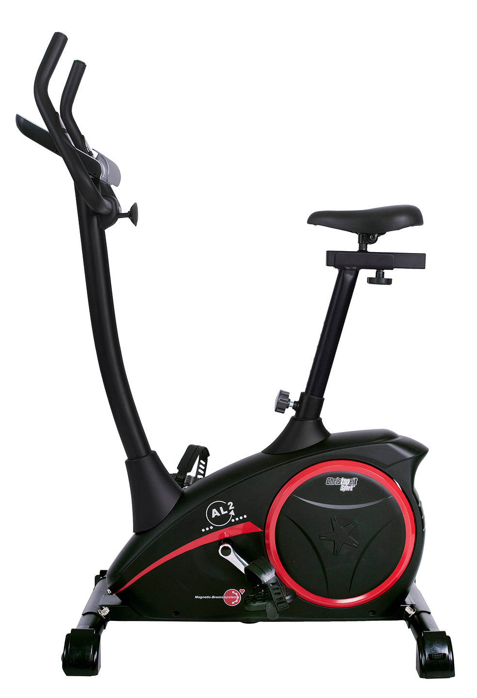 CHRISTOPEIT SPORT velotrenažieris AL2 ergo black, TouchScreen, 9kg/ 150kg