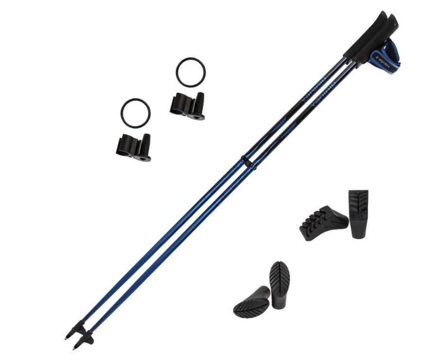 ALPIDEX100% grafīta nūjošanas nūju komplekts 125 cm