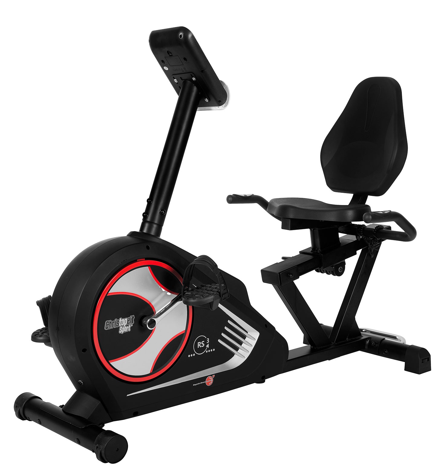 CHRISTOPEIT SPORT horizontālais velotrenažieris RS3 ergometr 10kg/150kg, class HA