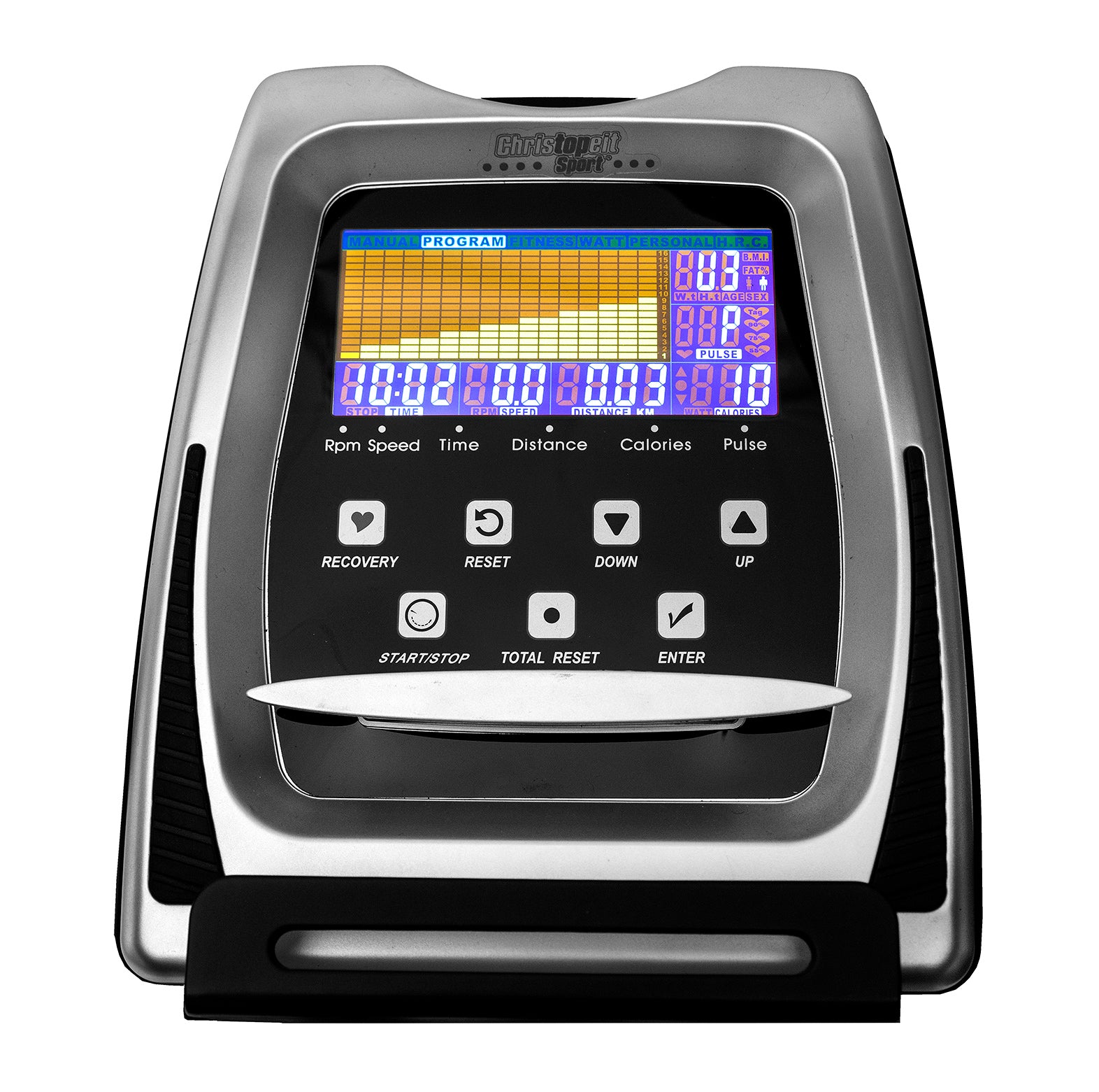CHRISTOPEIT SPORT CX 7 Eliptiskais trenažieris, magn.  12kg/150 kg