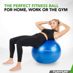 Vingrošanas bumba TUNTURI Gymball 75 cm, Anti-Burst, Blue