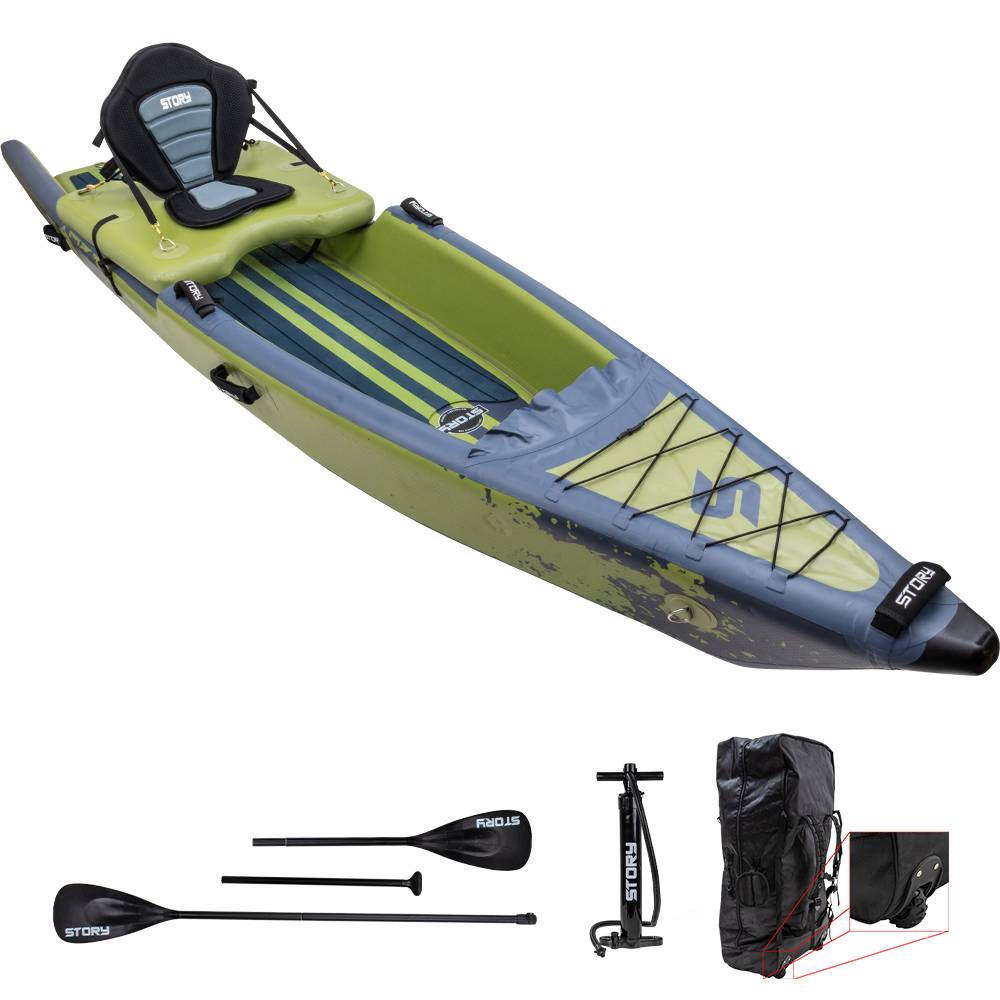 Piepūšamais kajaks/SUP Story Hunter Hybrid BArmy 384cm