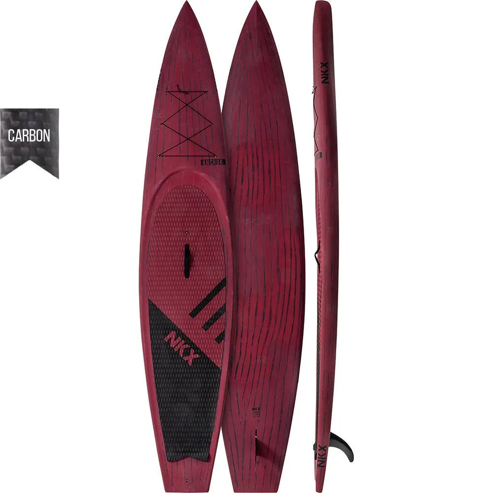Cietais SUP dēlis NKX Anchor Hard Carbon 12'6 Wine