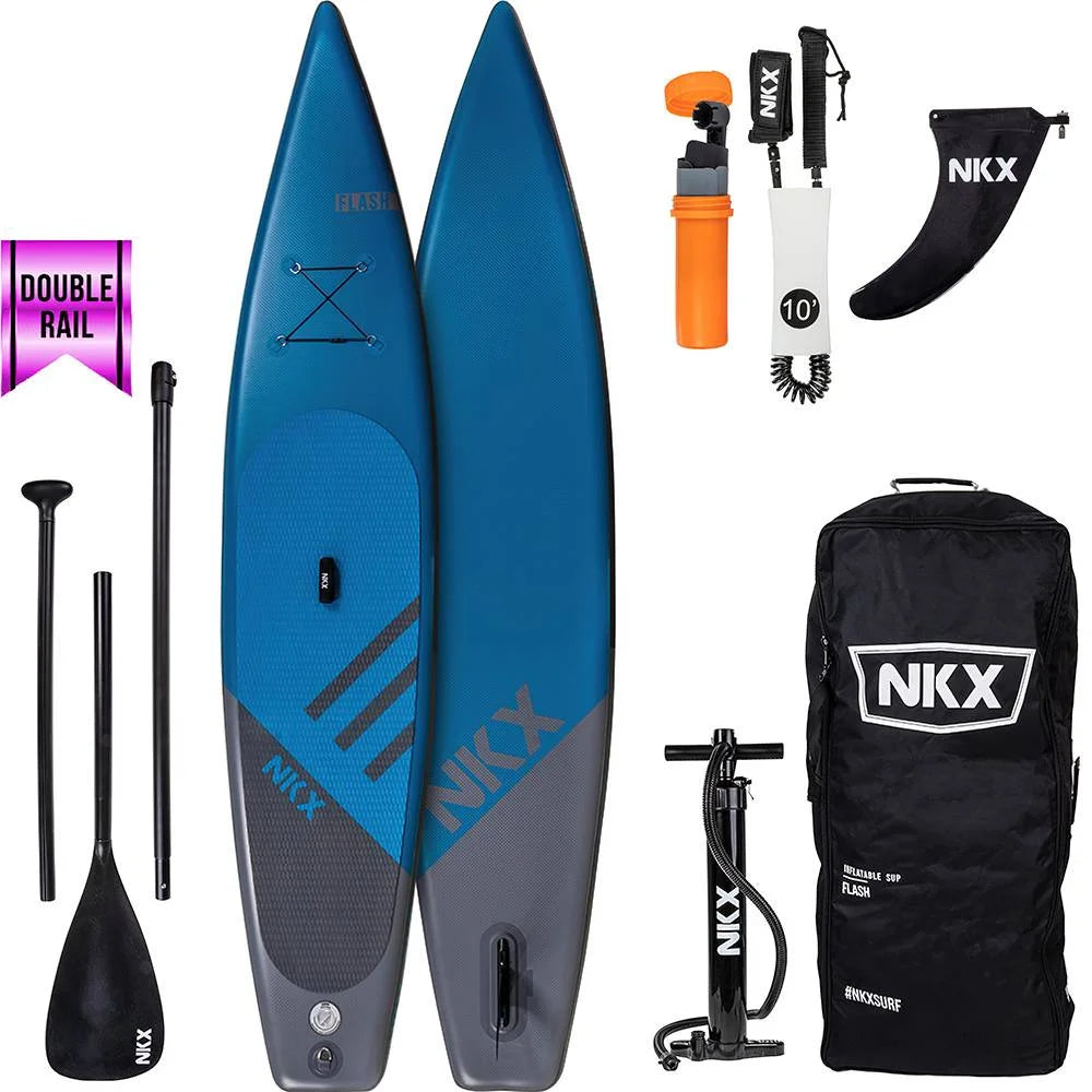 SUP dēlis NKX Flash Black 12'6 Blue