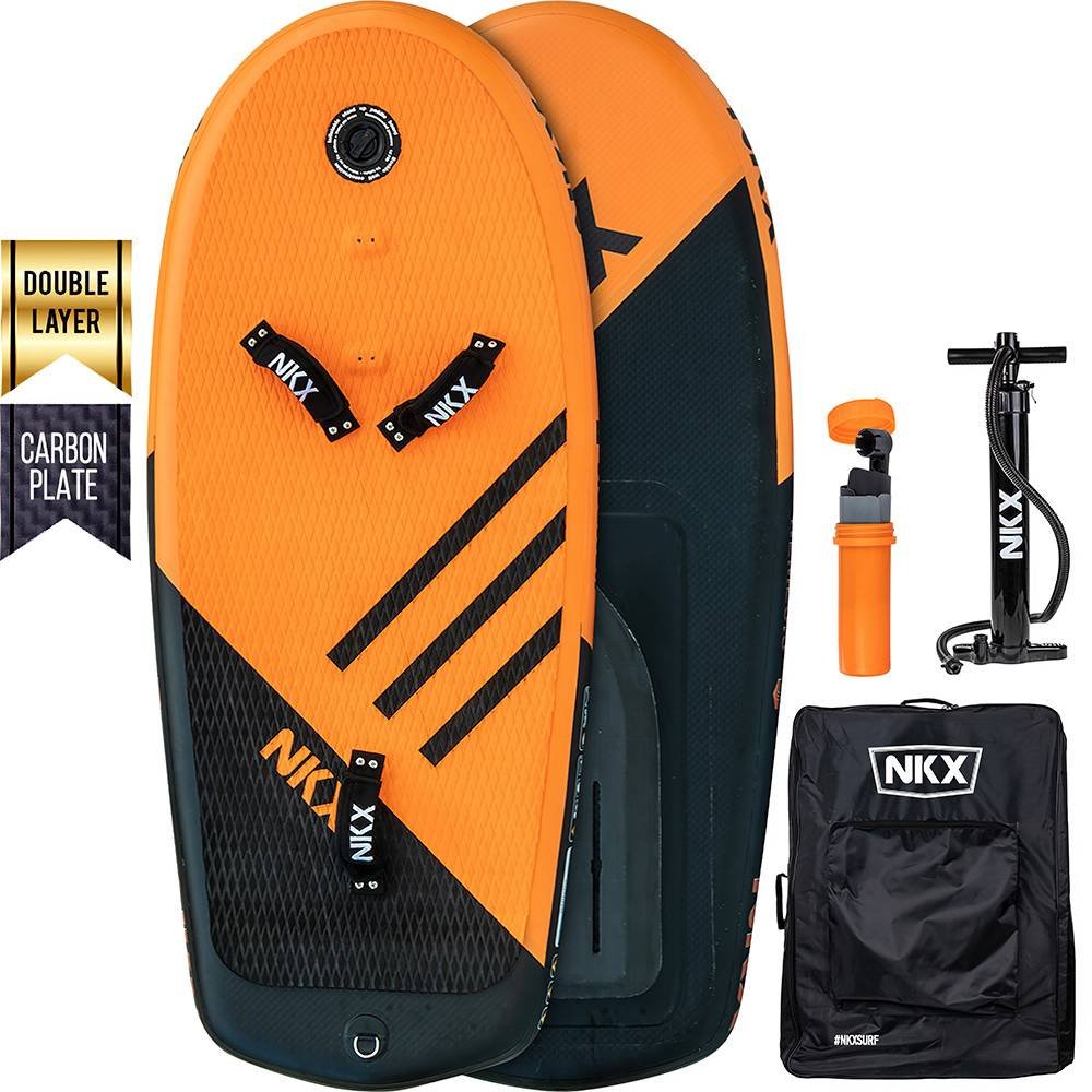Piepūšams sērfošanas dēlis NKX Nemesis Pro 5'3 Orange